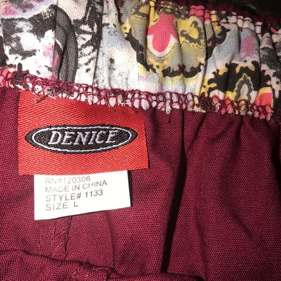 Brand new wine scrub pants❤️ - Picture 4 of 4